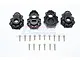 GPM Black Aluminium Rear Portal Drive Housing Set 4Pcs TRX4022-BK