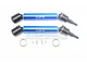 GPM Blue Steel & Aluminium Universal CVD Drive Shafts 2Pcs MAB108FRS-B