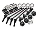 GPM Traxxas Maxx 110mm Hard Steel Front & Rear CVD Shaft w/ Black Aluminium Wheel Lock & Hex Claw Set TXMW110FRS-BK