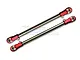 GPM Red Stainless Steel Adjustable Rear Tie Rods 2Pcs SB2014SN-R