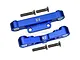 GPM Blue Aluminium Rear Lower Suspension Mount 2Pcs w/ Hardware MAK009-B