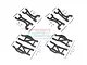 GPM Black Aluminium Maxx 4S Compete Suspension Arm Set w/ Hardware TXMS5455-BK
