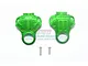 GPM Green Aluminium Front or Rear Differential Output Yokes 2Pcs w/ Hardware MAG012-G
