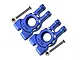 GPM Blue Aluminium Rear Hubs 2Pcs SLE022-B