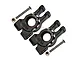 GPM Black Aluminium Rear Hubs 2Pcs SLE022-BK