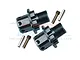 GPM Grey Silver Aluminium +13mm Wheel Hex Adapters 2Pcs SLE010/+13MM-GS