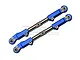 GPM Blue Aluminium & Stainless Steel Front Upper Arm Tie Rods 2Pcs SLE057S-B