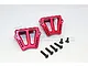GPM Red Aluminium Motor Heatsink Mount 2Pcs TXM018N-R