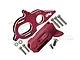 GPM Red Aluminium Centre Gearbox & Motor Mount Set MAG018-R