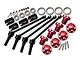 GPM Traxxas Maxx 110mm Hard Steel Front & Rear CVD Shaft w/ Red Aluminium Wheel Lock & Hex Claw Set TXMW110FRS-R