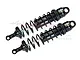GPM Black Aluminium Sledge 143mm Adjustable Rear Shocks 2Pcs w/ 6mm Shafts SLE143R-BK-BK