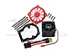 GPM 12V High Performance 40x40mm Motor Cooling Fan with Mount - Red SLE018FAN-R