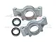 GPM Silver Aluminium Oversized Rear Hubs 2Pcs w/ Bearings TXM022L-S