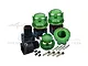 GPM Green Aluminium +6.5mm Wheel Hex Adapters & Nuts Set SLE10A+6.5MM-G