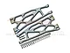 GPM Grey Aluminium Front/Rear Extended Lower Suspension Arms 2Pcs w/ Pins for WideMaxx TXM055F/RL-GS