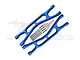 GPM Blue Aluminium Front/Rear Extended Upper Suspension Arms 2Pcs w/ Pins for WideMaxx TXM054F/RL-B