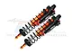 GPM Orange Aluminium 128mm Front Piggyback Shocks 2Pcs w/ Built-in Piston Spring SLE128F/LA-OR-BK