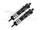 GPM Black Aluminium 128mm Front Piggyback Shocks 2Pcs w/ Built-in Piston Spring SLE128F/LA-BK-BK