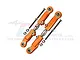 GPM Orange Aluminium & Stainless Steel Adjustable Rear Turnbuckles 2Pcs MAF057S-OR