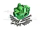 GPM Green Aluminium Front Differential/Axle Housing Set RUS4012-G