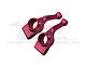 GPM Red Aluminium Rear Hubs 2Pcs SLA022-R