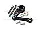 GPM Black Aluminium 25T Servo Horn w/ Tie Rod Set - Silver Inlay Version SLE16025TN-BK