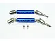 GPM Blue Steel & Aluminium Front Universal CVD Drive Shafts 2Pcs SXO1280FHA-B