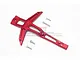 GPM Red Aluminium Front Chassis Brace TXMS048C-R