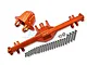 GPM Orange Aluminium Rear Differential/Axle Housing w Carrier UDR013-OR