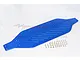 GPM Blue Aluminium 4mm Main Chassis XO016-B