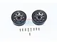 GPM Black Aluminium 1.9" 7 Spoke Grey Beadlock Rims 2Pcs ZSP052-GS