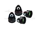 GPM Black Aluminium Shock Top Cap 4Pcs SLEDP/CAP-BK