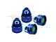GPM Blue Aluminium Shock Top Cap 4Pcs SLEDP/CAP-B