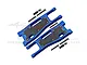 GPM Blue Aluminium Front Lower Suspension Arms 2Pcs w/ Carbon Fibre Protection Plates SLE055N-B