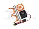 GPM Orange Aluminium Motor Heat Sink Set w/ Cooling Fan for SLE038A SLE018FANA-OR