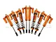 GPM Orange Aluminium Front & Rear L-Shape Piggyback Shocks 8Pcs UDR35960FR/L-OR-BEBK