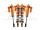GPM Orange Aluminium 135mm Front L-Shape Piggyback Shocks 4Pcs UDR135FFX/L-OR-BEBK
