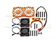 GPM Orange Aluminium Adjustable Motor Heatsink w/ Dual Cooling Fans MAKX018FANA-OR