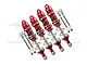 GPM Red Aluminium Front & Rear Adjustable Shocks Set MAK115135FR-R-S