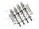 GPM Silver Aluminium Front & Rear Adjustable Shocks Set MAK115135FR-S-S