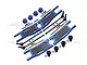 GPM Blue Aluminium Drivetrain & Suspension Upgrade Set SLE55561033-B