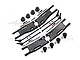 GPM Black Aluminium Drivetrain & Suspension Upgrade Set SLE55561033-BK