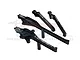 GPM Black Aluminium Chassis Brace Set SLE016FRN-BK