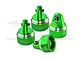 GPM Green Aluminium Shock Caps 4Pcs TXMDP/CAP-G