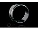 A single black MST drift tyre for RC cars, featuring embossed sidewall text, isolated against a black background.