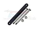 GPM Black Aluminium Front Suspension Arm Pin Brace w/ Pins SLA2W008-BK