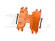 GPM Orange Aluminium Chassis Skid Plate UTB038B-OR