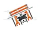 GPM Orange Aluminium Rear Sway Bar Set UTB312-OR