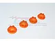 GPM Orange Aluminium 22mm Wheel Nuts 4Pcs TXM005-OR