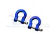 GPM Blue Aluminium Front or Rear Bumper D-Rings 2Pcs TRX4003-B
